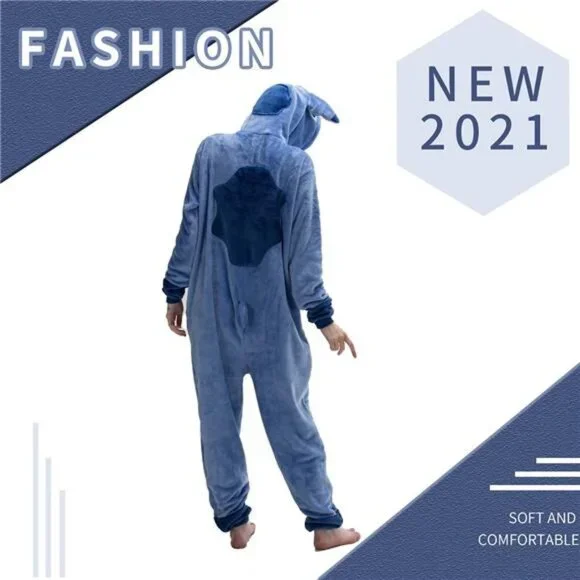 Snug Fit Unisex Adult Onesie Pajamas, Costume Sleepwear